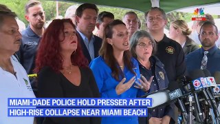 Live: Officials Hold Briefing After Building Collapse Near Miami Beach | Nbc News