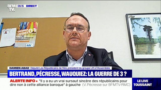 Régionales: Damien Abad (LR) estime que son parti est en capacité d'être en compétition pour l'élection présidentielle