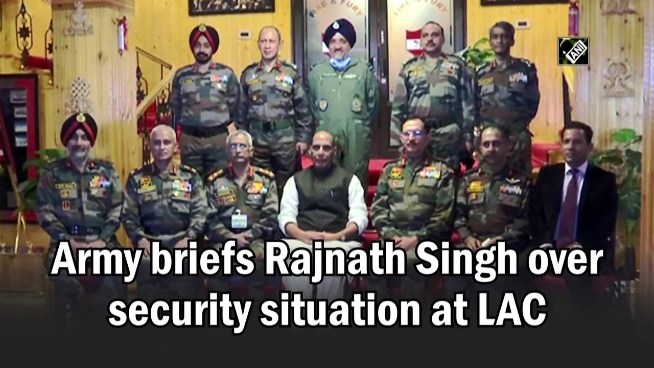 Army briefs Rajnath Singh on security situation at LAC