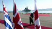 British destroyer HMS Defender enters Georgian port of Batumi after incident with Russian forces in disputed waters around Crimea