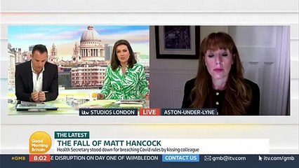 Good Morning Britain - Labour MP Angela Rayner responds to Susanna's question about whether the former Health Secretary should face further action