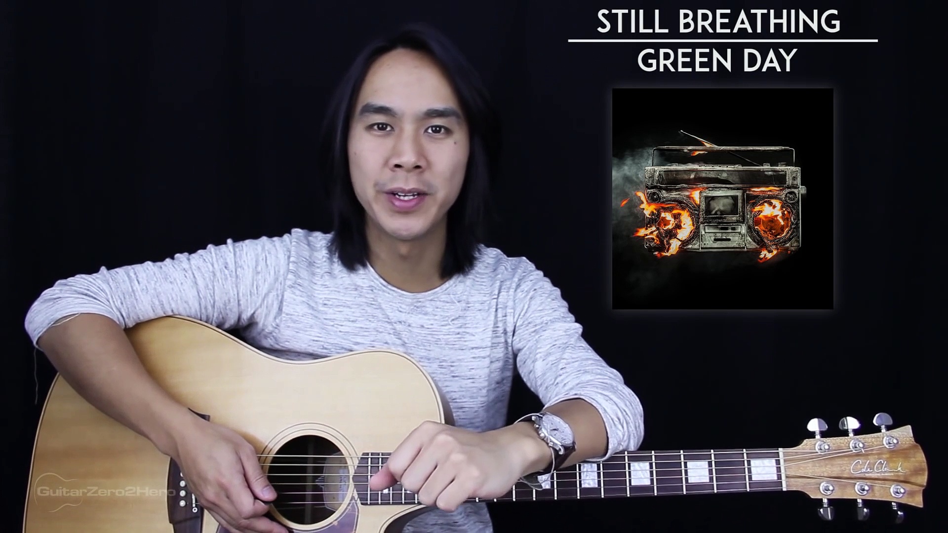 Still Breathing Guitar Tutorial – Green Day Guitar Lesson Tabs + Chords + Guitar Cover