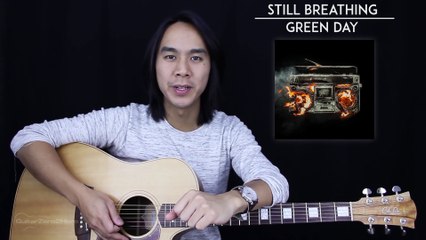 Still Breathing Guitar Tutorial - Green Day Guitar Lesson Tabs + Chords + Guitar Cover