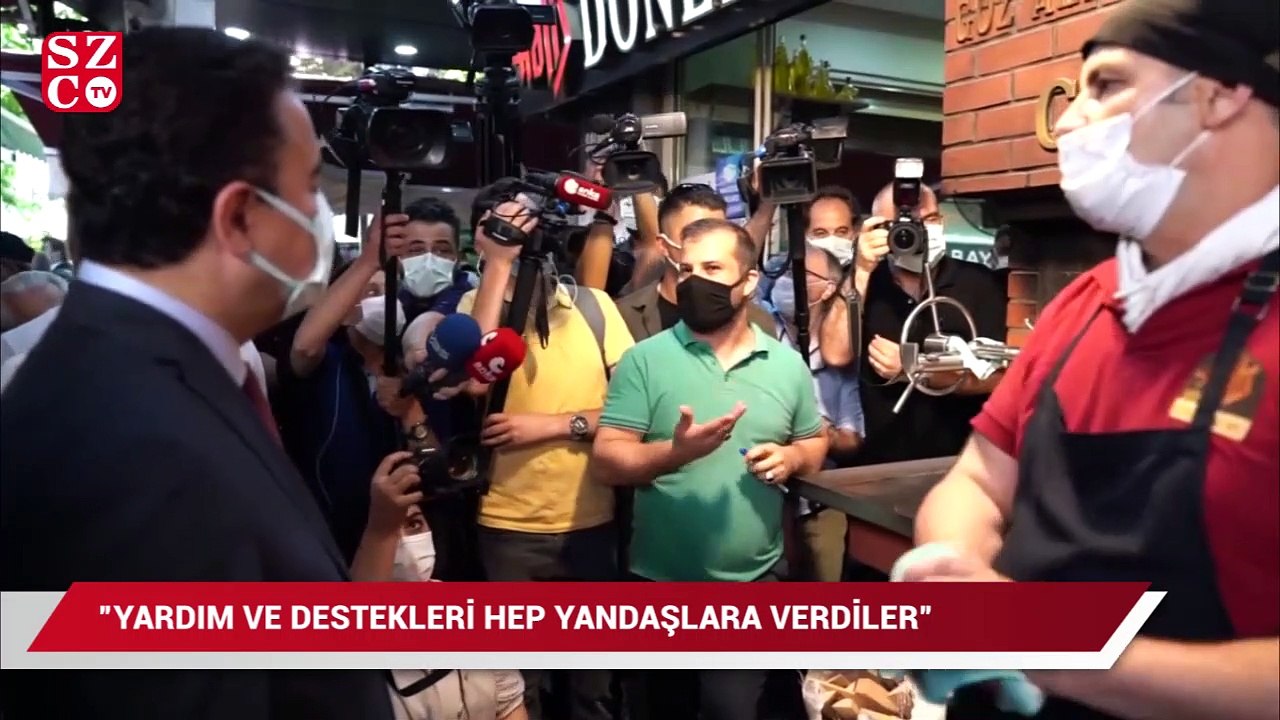 Vatandaş Babacan’a böyle yakındı: Yardım ve destekleri hep yandaşlara verdiler