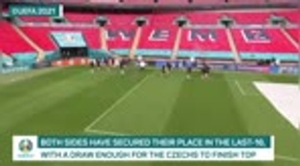 Czech Republic v England - Schick on a hot scoring streak