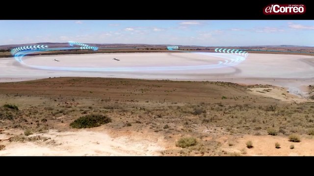 Carreras de coches voladores; la F-1 del futuro en el desierto de Australia