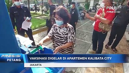 Personalisasi Silitonga Ikut Vaksinasi di Apartemen Kalibata City