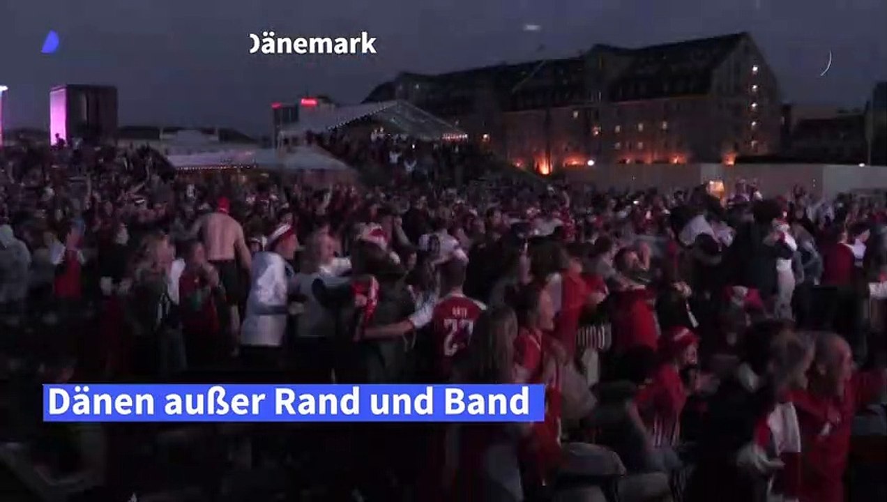 Mit Herz für Christian Eriksen: Dänen feiern EM-Wiederauferstehung