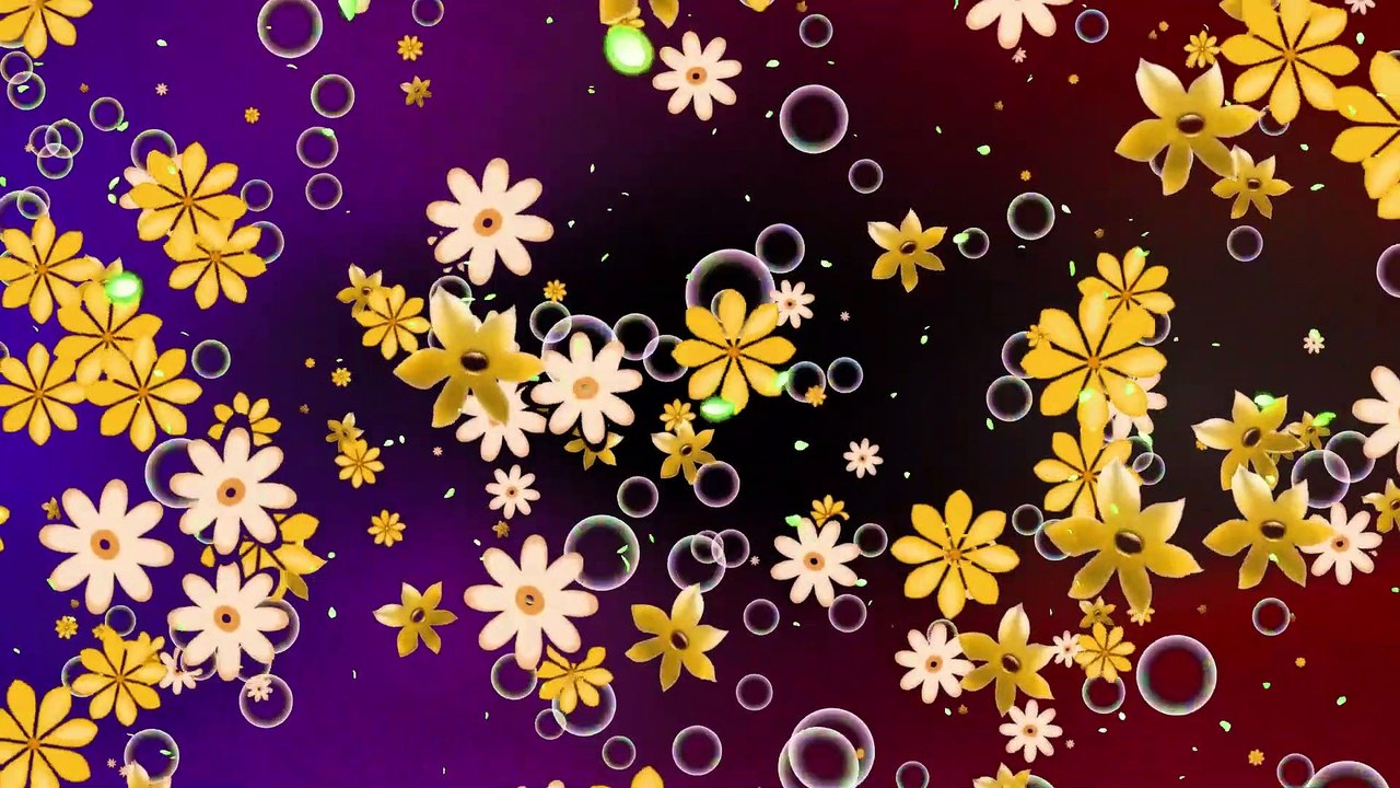 Flower Effects HD Video  Very Beautiful falling animation 2021