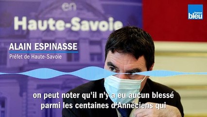 "C'est qui s'est passé est aussi inadmissible que lamentable", le préfet de Haute-Savoie