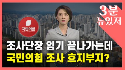 [뉴있저] 조사단장 임기 두 달 남았는데...서류 또 미제출? 국민의힘 조사 흐지부지? / YTN