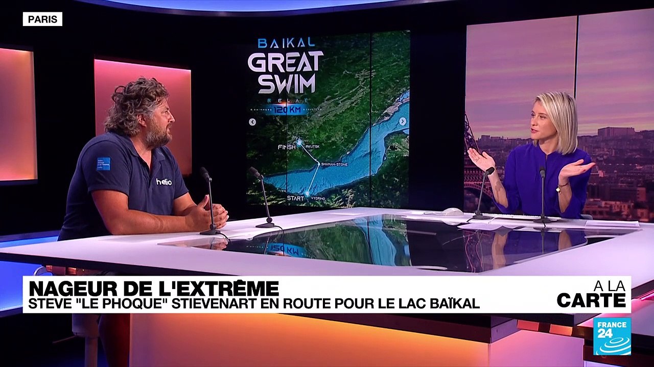 A la carte : Steve Stievenard, nageur de l'extrême, en route pour le lac Baïkal