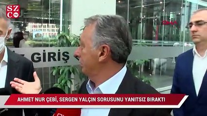 Descargar video: Beşiktaş Başkanı Ahmet Nur Çebi, Sergen Yalçın sorusunu yanıtsız bıraktı