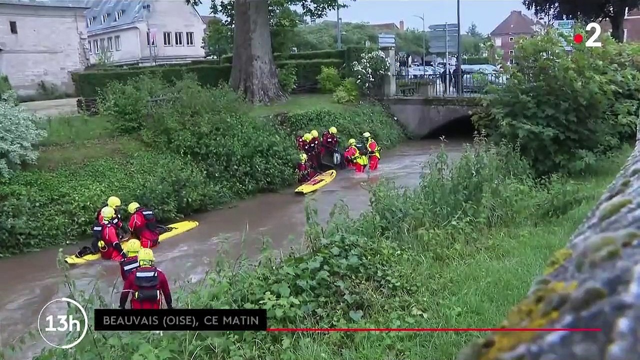 Oise : des pluies torrentielles inondent les rues de Beauvais