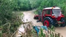 Boğazkale’yi yağış vurdu, tarım arazileri sular altında kaldı