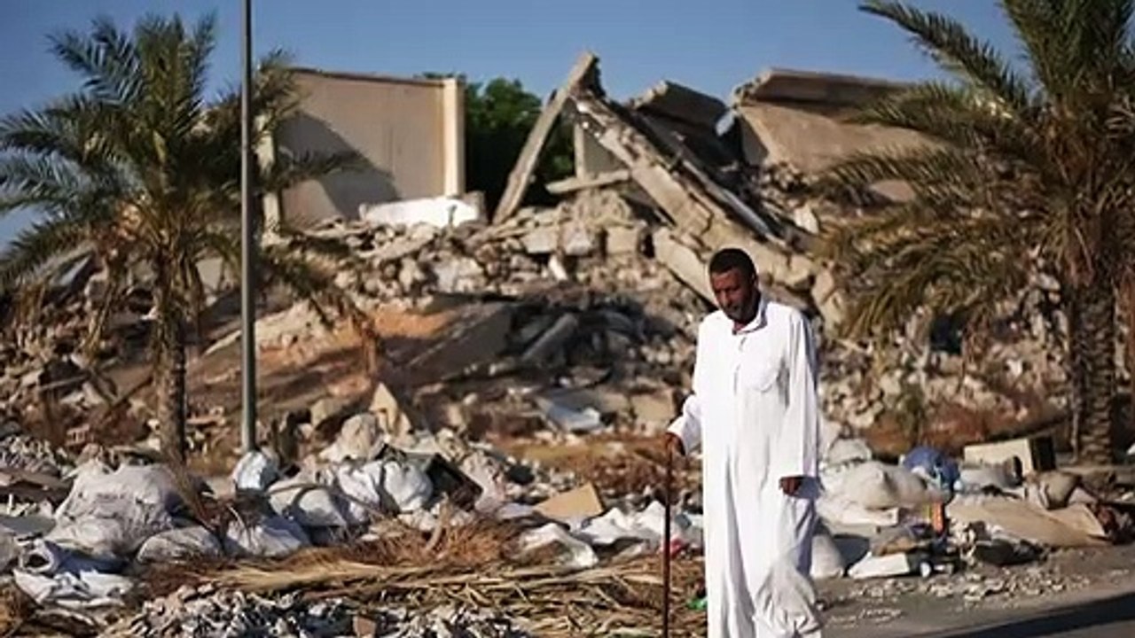 Gaddafis altes Hauptquartier wird zum Zufluchtsort für Obdachlose