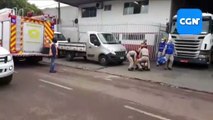 Trabalhador se fere com viga de ferro, em empresa localizada no Bairro Maria Luiza
