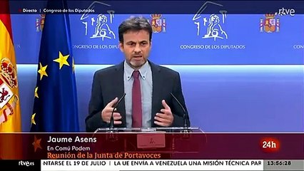 Jaume Asens (Podemos) se termina de 'bajar los pantalones' y pide "perdón" a los golpistas catalanes