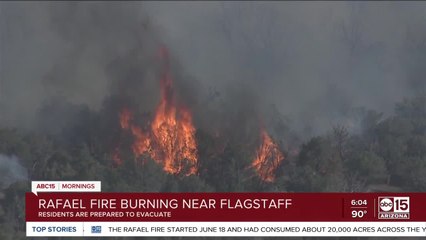 Smoke from Rafael Fire overshadows Sedona's red rocks