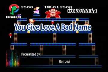 Bon Jovi You Give Love A Bad Name Karaoke