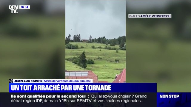 Tornade dans le Doubs: Aucun blessé n'est à déplorer, selon le maire de Verrières-de-Joux