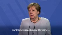 Finale de l'Euro2020 à Wembley: Merkel dit espérer que l'UEFA agira 