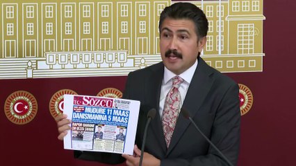 TBMM - Cahit Özkan: 'Genel müdürlerimizle, bakan yardımcılarımızla ilgili oluşturulmaya çalışılan yalan dolan siyasetini kınıyoruz'