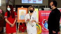 KONYA - Bahçeşehir Koleji Konya Kampüsü öğrencilerinden sağlık çalışanları için resim sergisi