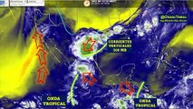 Clima de hoy martes: Desarrollo de sistemas de tormentas y chubascos fuertes