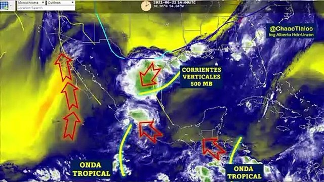 Clima de hoy martes: Desarrollo de sistemas de tormentas y chubascos fuertes