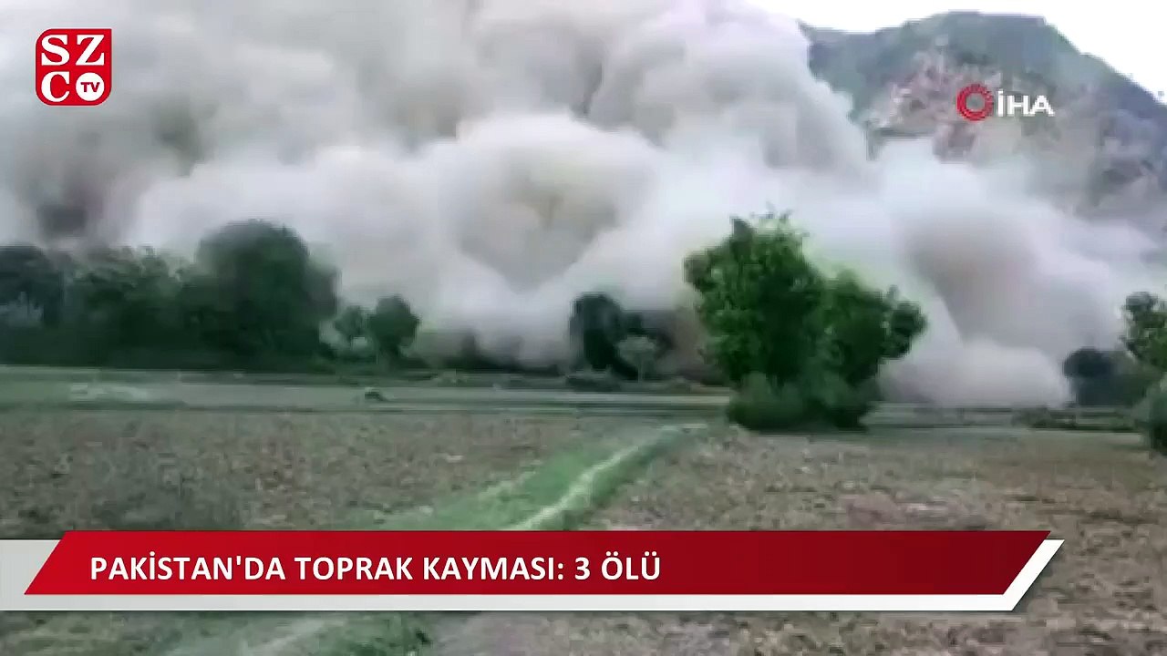 Pakistan'da toprak kayması : 3 ölü
