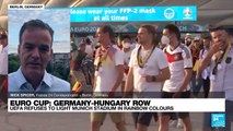 Soccer-UEFA prohibits 'rainbow' protest at Germany vs Hungary game