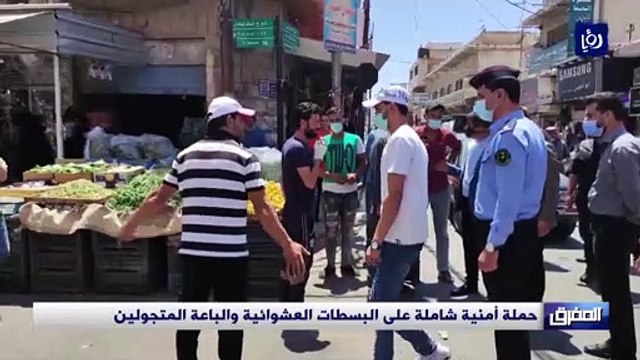 حملة أمنية شاملة على البسطات العشوائية والباعة المتجولين