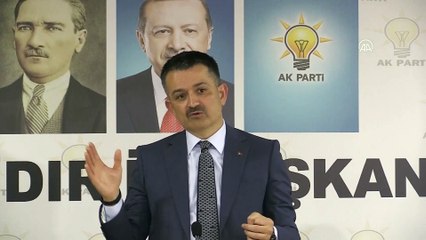 IĞDIR - Bakan Pakdemirli partililere hitap etti