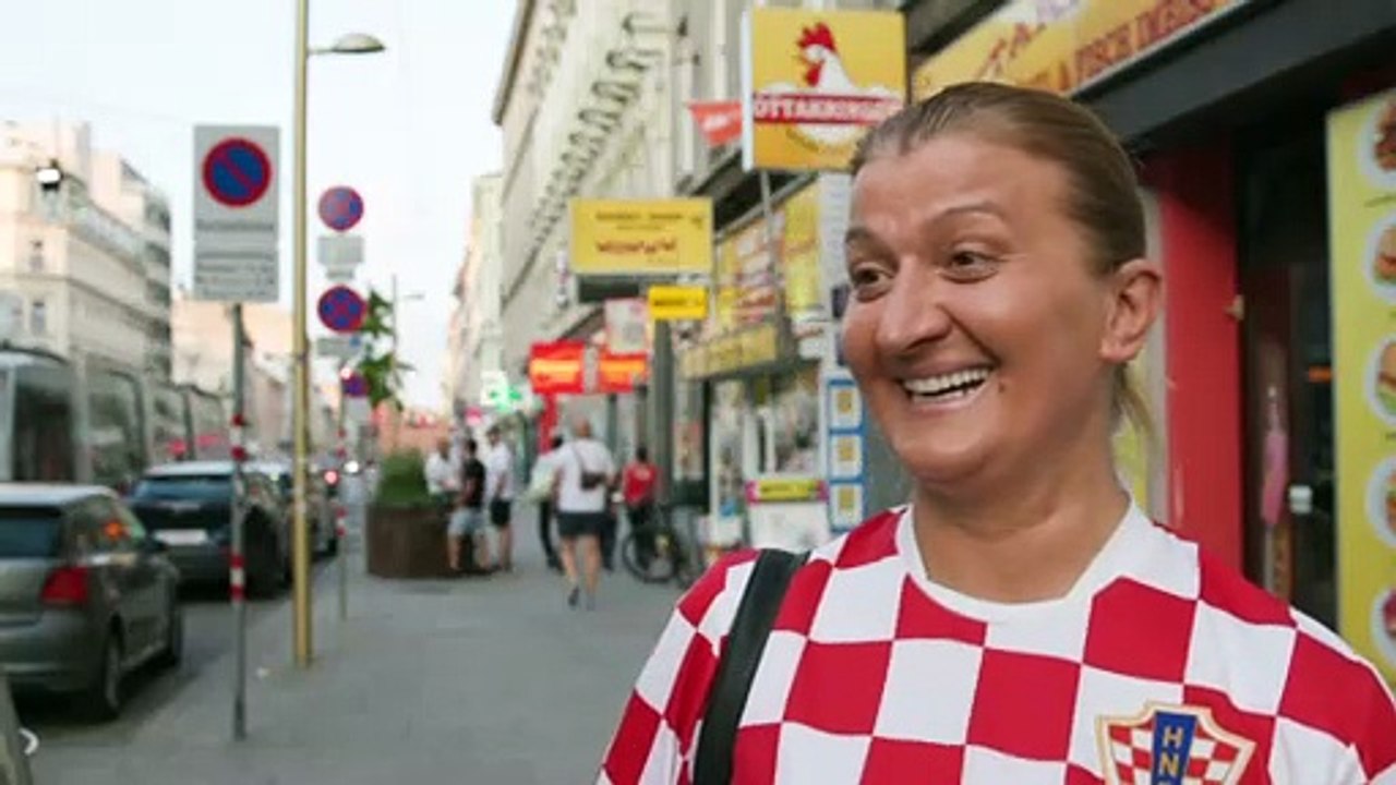 Kroatien-Fans in Ottakring: 'Im Achtelfinale ist Schluss heuer'
