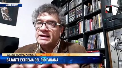 Bajante extrema del Río Paraná