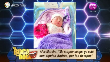 El ex de Andrea Bucaram se pronuncia tras enterarse que tiene nueva pareja