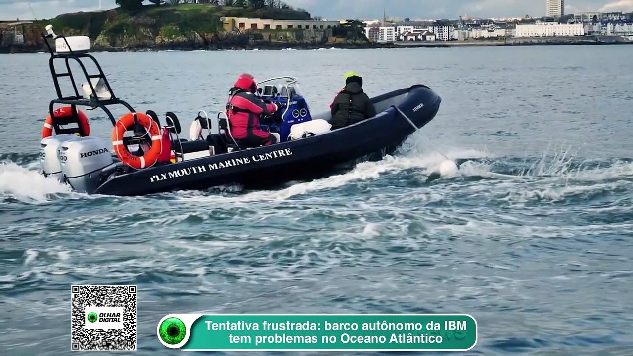 Tentativa frustrada- Barco autônomo da IBM tem problemas no Oceano Atlântico