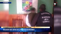 Incendió dos autos de la Policía de Misiones y quedó detenido en Eldorado