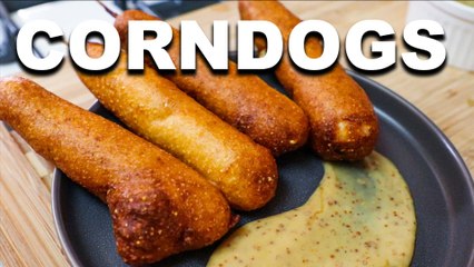 Homemade Corndogs & Hoy Mustard