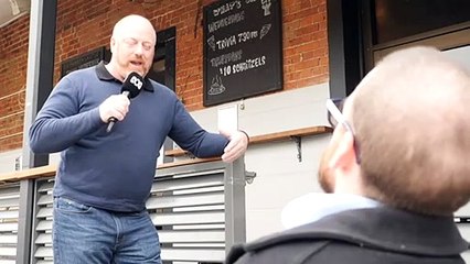 Comedian and Actor Angus Thompson enjoys a trip to the pub as much as anyone.........