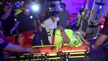 Bursa'da alkollü sürücü polis noktasına böyle daldı: 2'si polis 4 yaralı