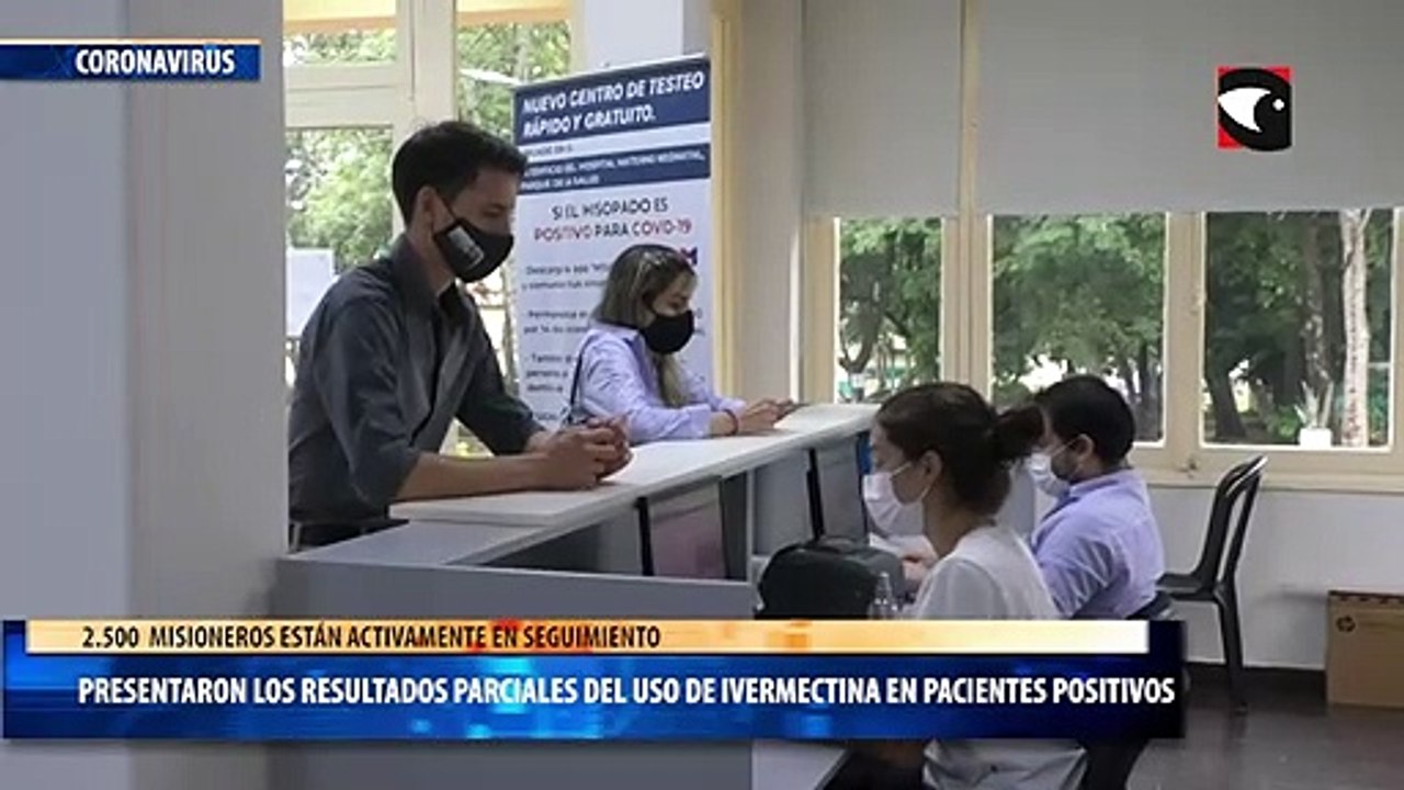 Presentaron los resultados parciales del uso de ivermectina en pacientes positivos