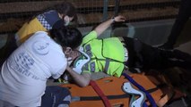 Son dakika haberleri | Aşırı süratli otomobilin alkollü sürücüsü polis noktasına daldı 2'si polis 4 yaralı - KAZA MOBESEDE