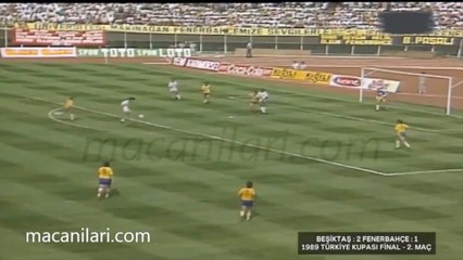 Beşiktaş 2-1 Fenerbahçe [HD] 25.06.1989 - 1988-1989 Turkish Cup Final Match 2nd Leg + Post-Match Comments