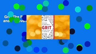 Grit: The Power of Passion and Perseverance  Review