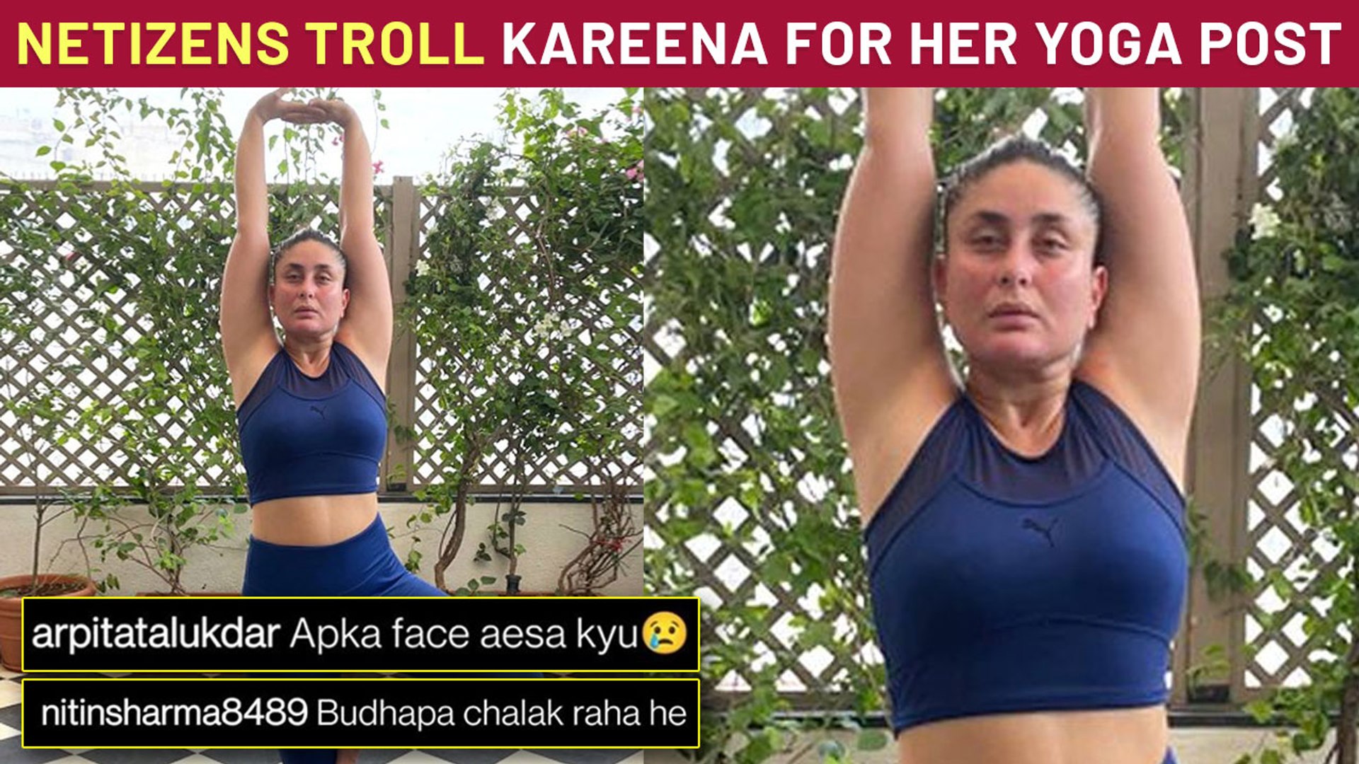 Kareena Kapoor Shares Inspiring Post On International Yoga Day | Netizens  Spot Huge Difference - video Dailymotion
