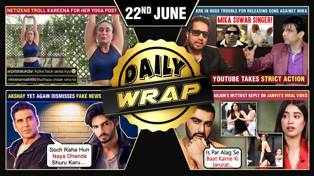 Akshay Slams FAKE News, Kangana's Big Demand, Kareena Trolled, KRK's Warning To Celebs | Top 10 News