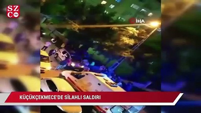 Küçükçekmece’de araca silahlı saldırı: 1 ağır yaralı