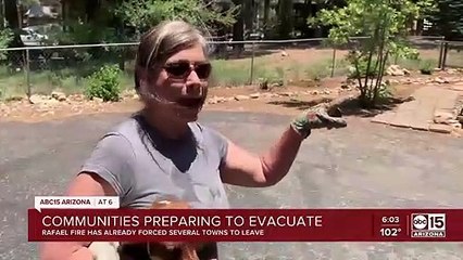 Video herunterladen: Arizona wildfires forcing communities to evacuate